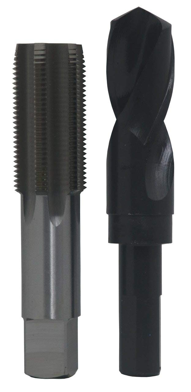 Drill America 1-3/8-12 Tap And 1-19/64 Drill Bit Kit, Pou Series