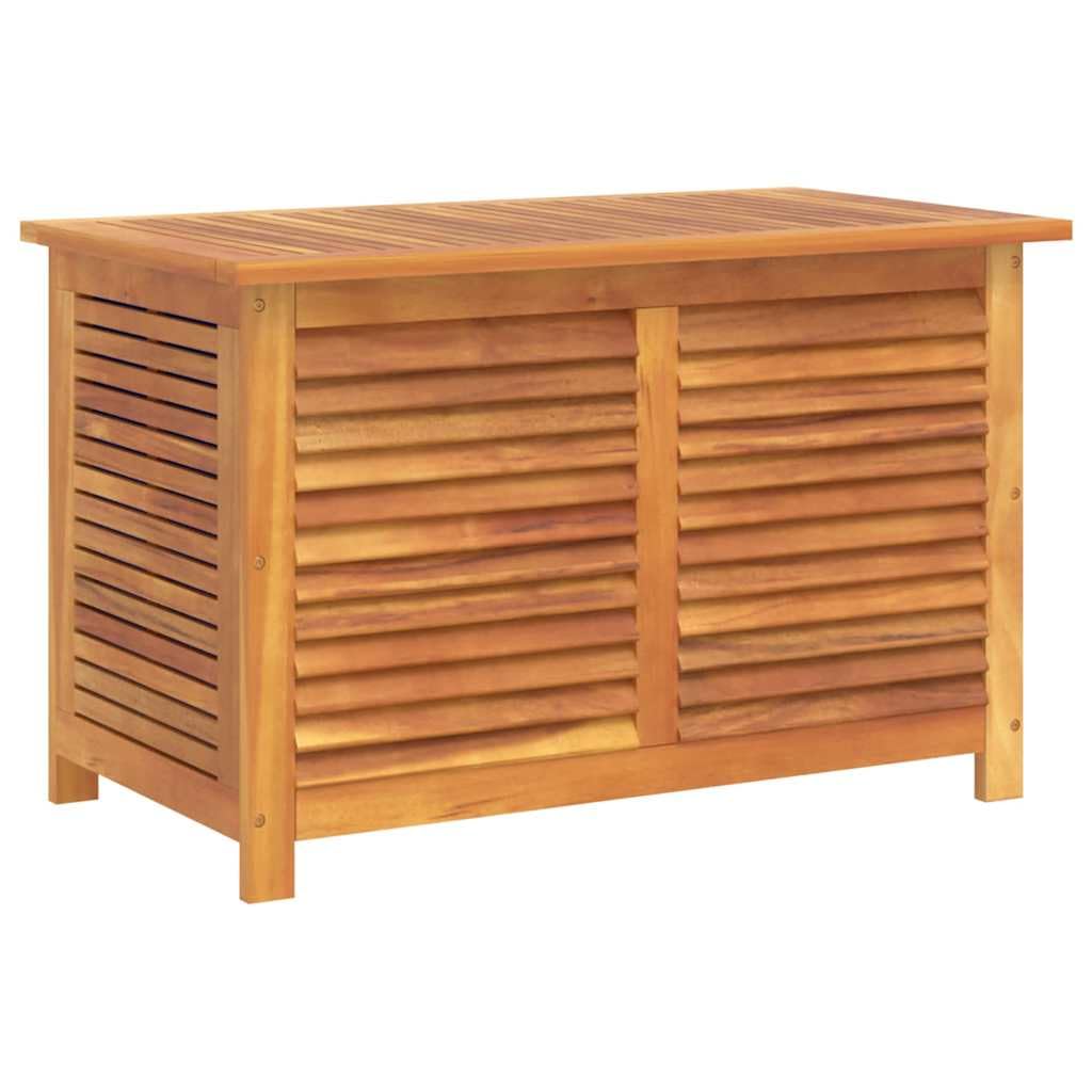 vidaXL Garden Storage Box with Louver 35.4x19.7??22??Solid Wood Acacia