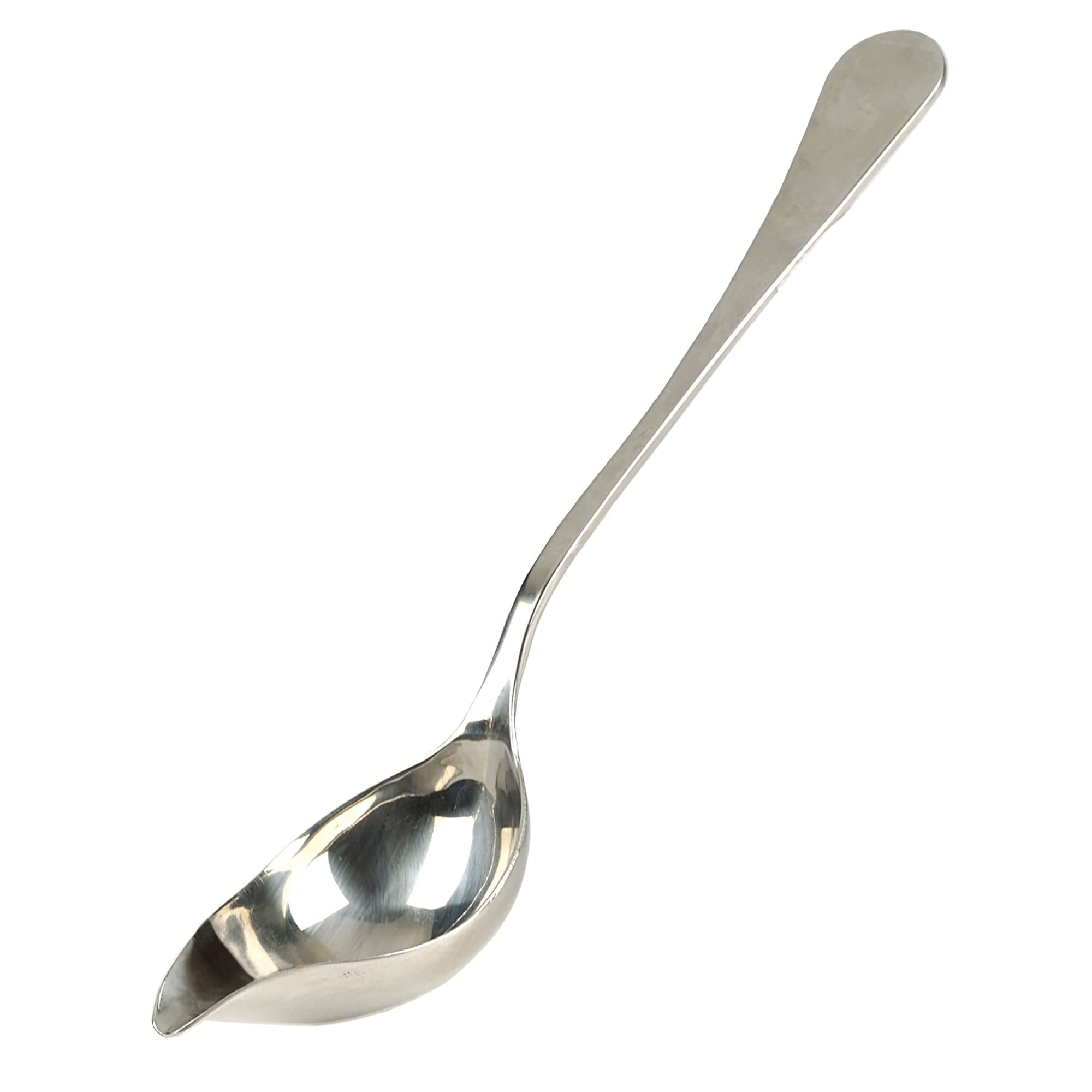 Rsvp International Endurance Culinary Sauce Spoon, Mini Ladle With Gravy Pour Spout, Dishwasher Safe, 188 Stainless Steel, 9X1-3