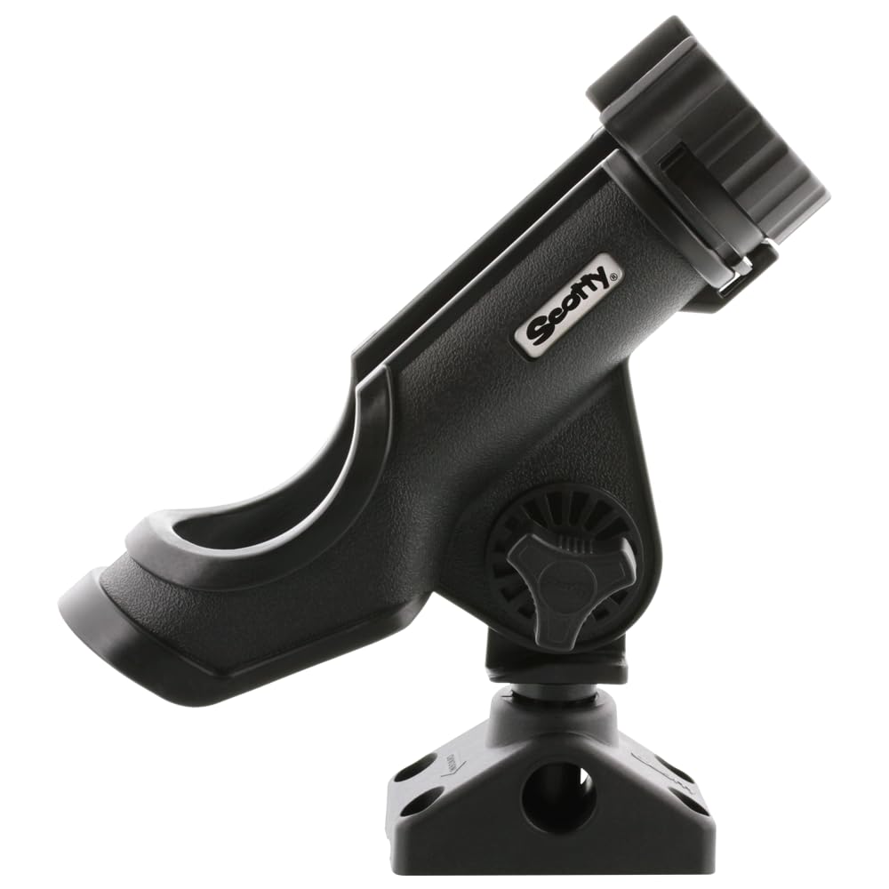 SCOTTY POWERLOCK ROD HOLDER BLACK W/ 241 SIDE/DECK MOUNT