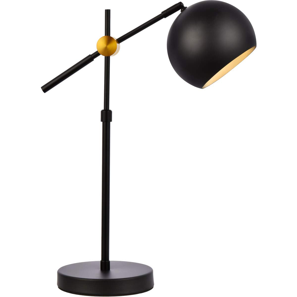 Living District Modern Home Decorative Forrester 1 Light Black Table Lamp