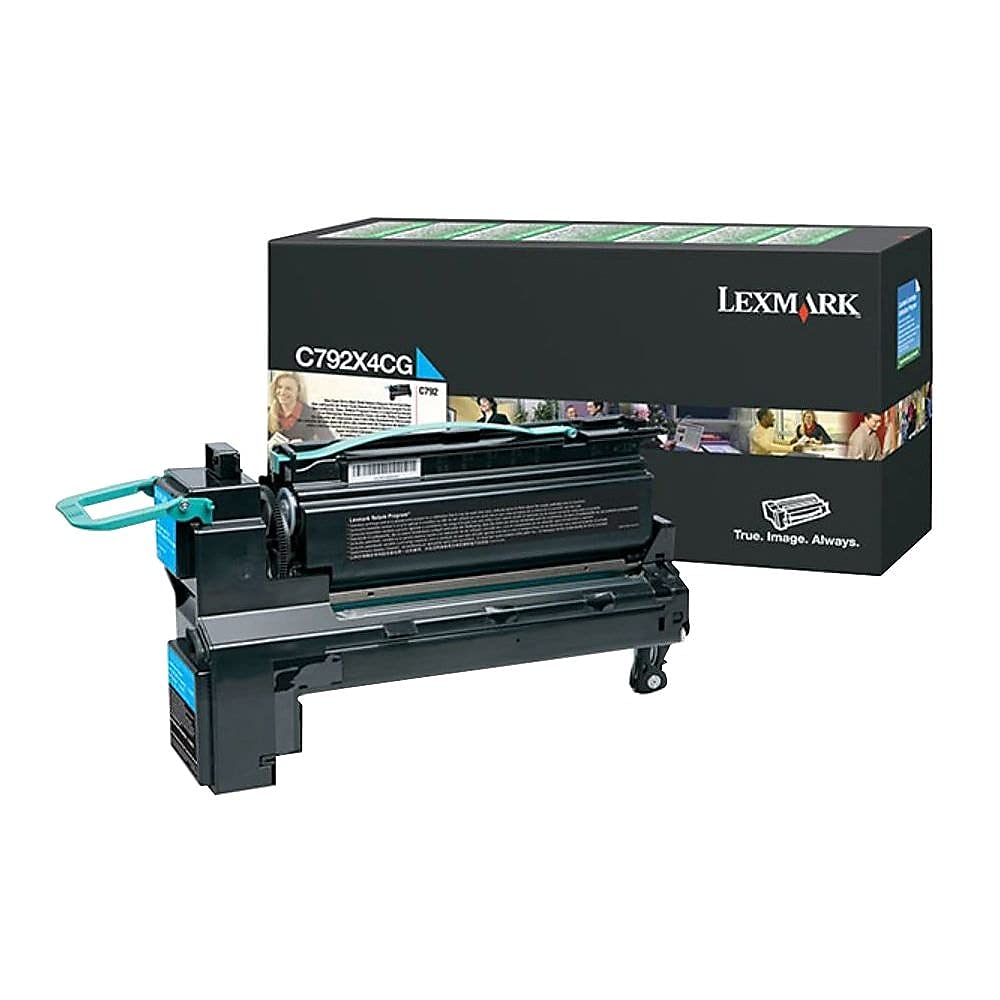 LEXMARK BR C792E GSA 1-XHI TAA RETURN CYAN, 20k yield