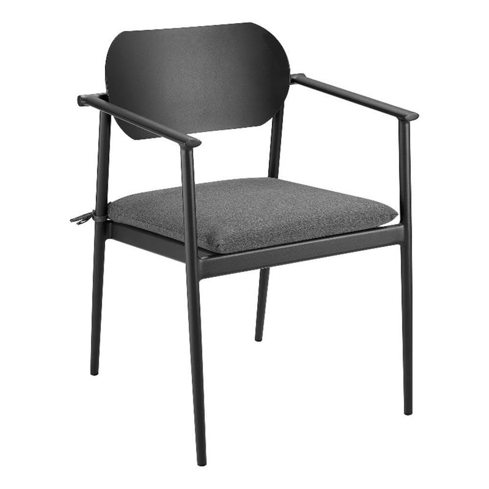Aeris Stackable Outdoor Patio Aluminum Dining Armchair Set of 2 by Modway