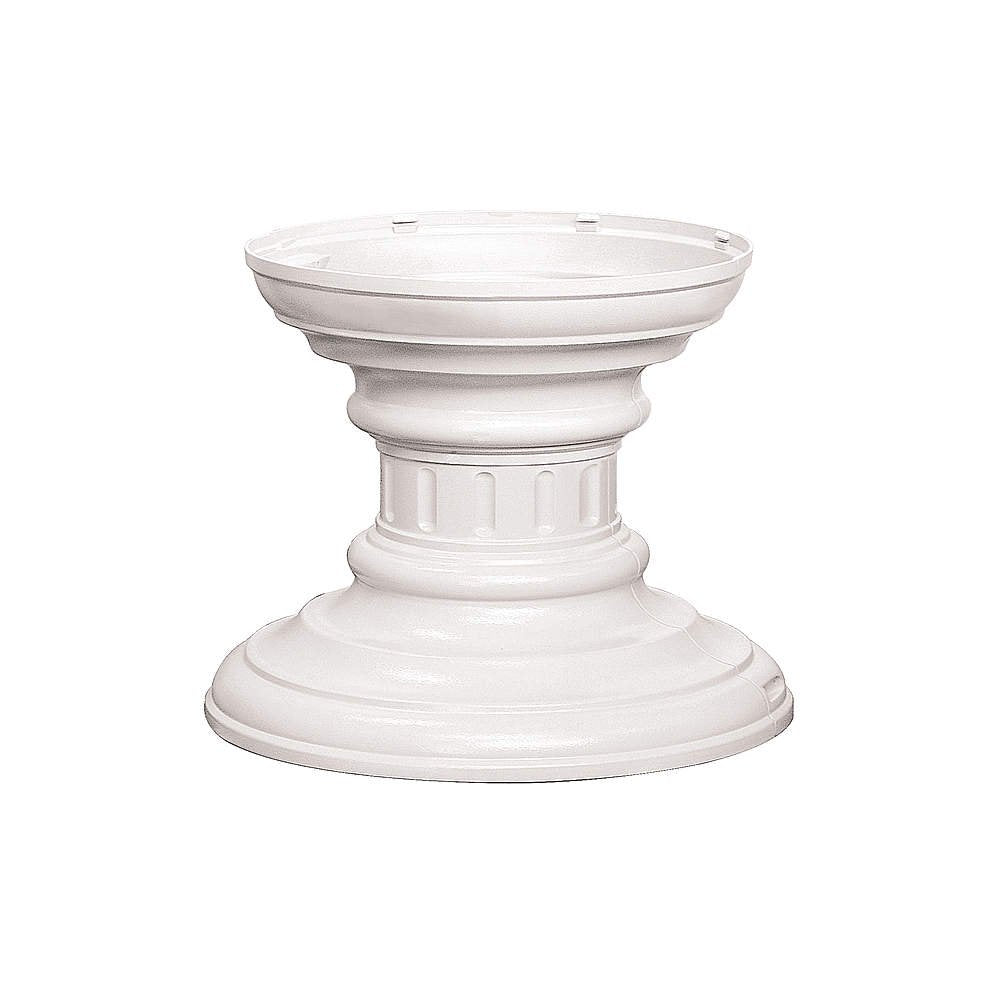Regency Decorative Pedestal Cover - Short (Option for CBU Pedestal #3385) - White