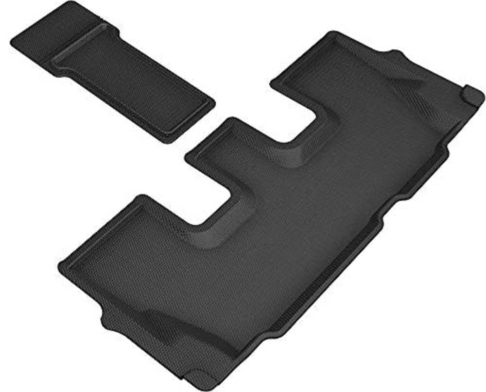 3D MAXpider Compatible with HYUNDAI PALISADE 7-SEAT 2020-2025 KAGU BLACK R3 (2PCS)