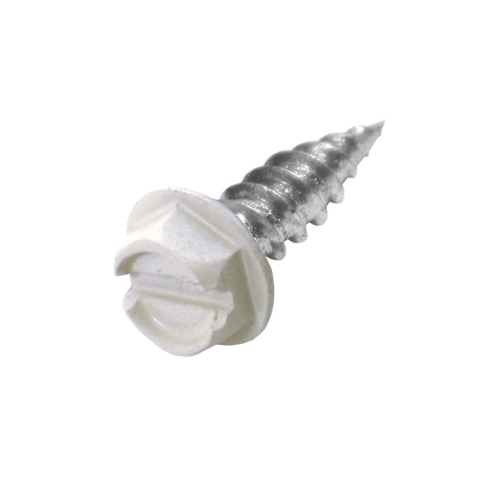 Malco - Hw8X34 Zwg Hw8X34Zwg Sheet Metal Screw (100 Pack), 34 Length, White