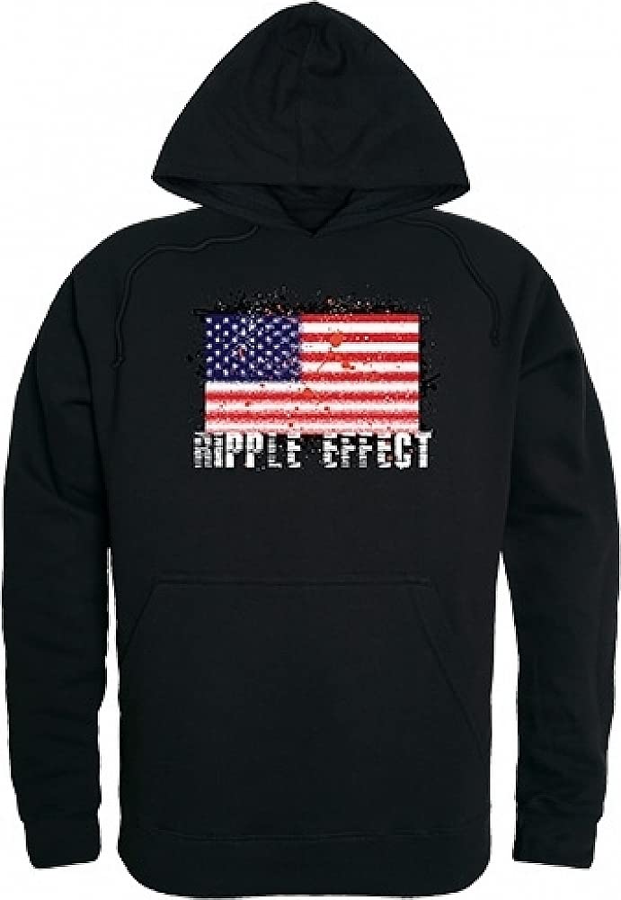 Graphic Pullover, Ripple Effect, Black, 2X
