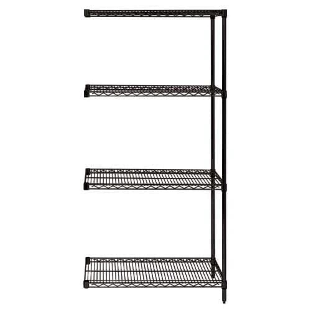 Quantum Wire 4 Shelf ADD-ON KIT Black 54in