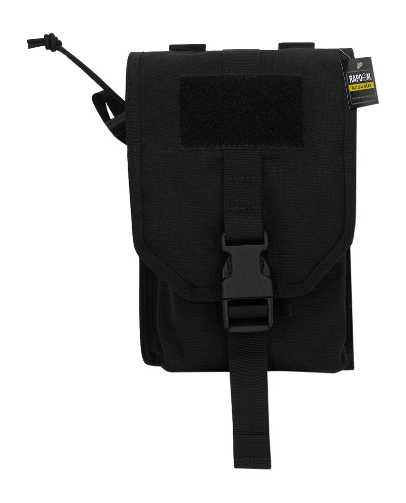 Utility Pouch W/ Cover, Black