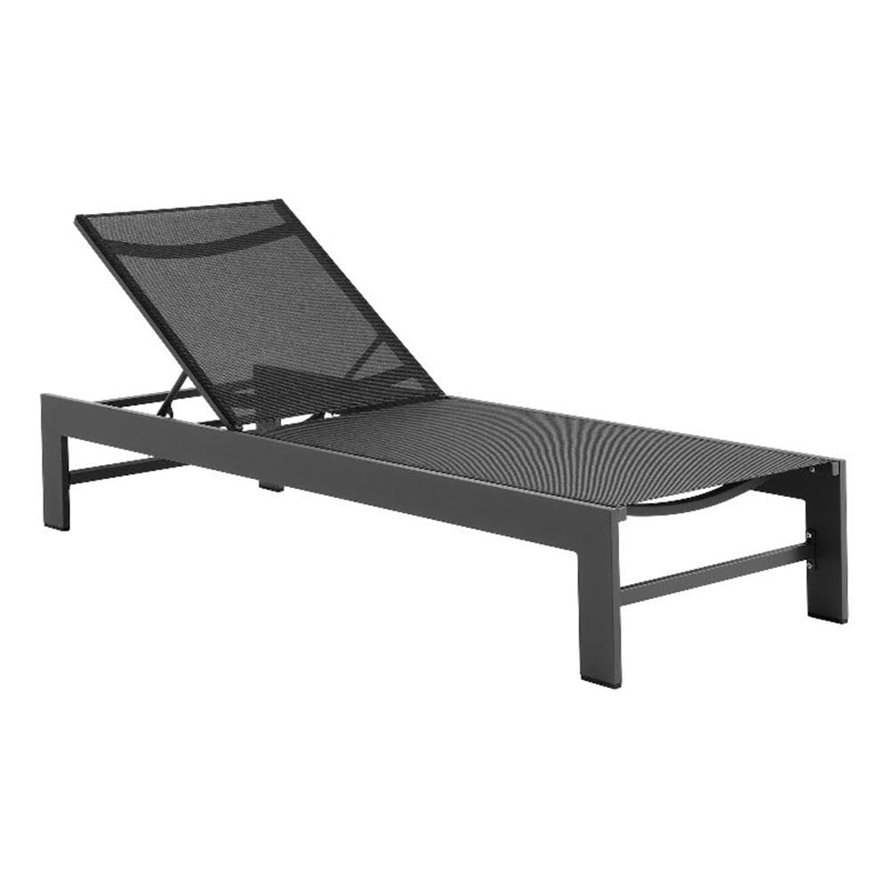 Tahoe Outdoor Patio Mesh and Aluminum Chaise Lounge by Modway