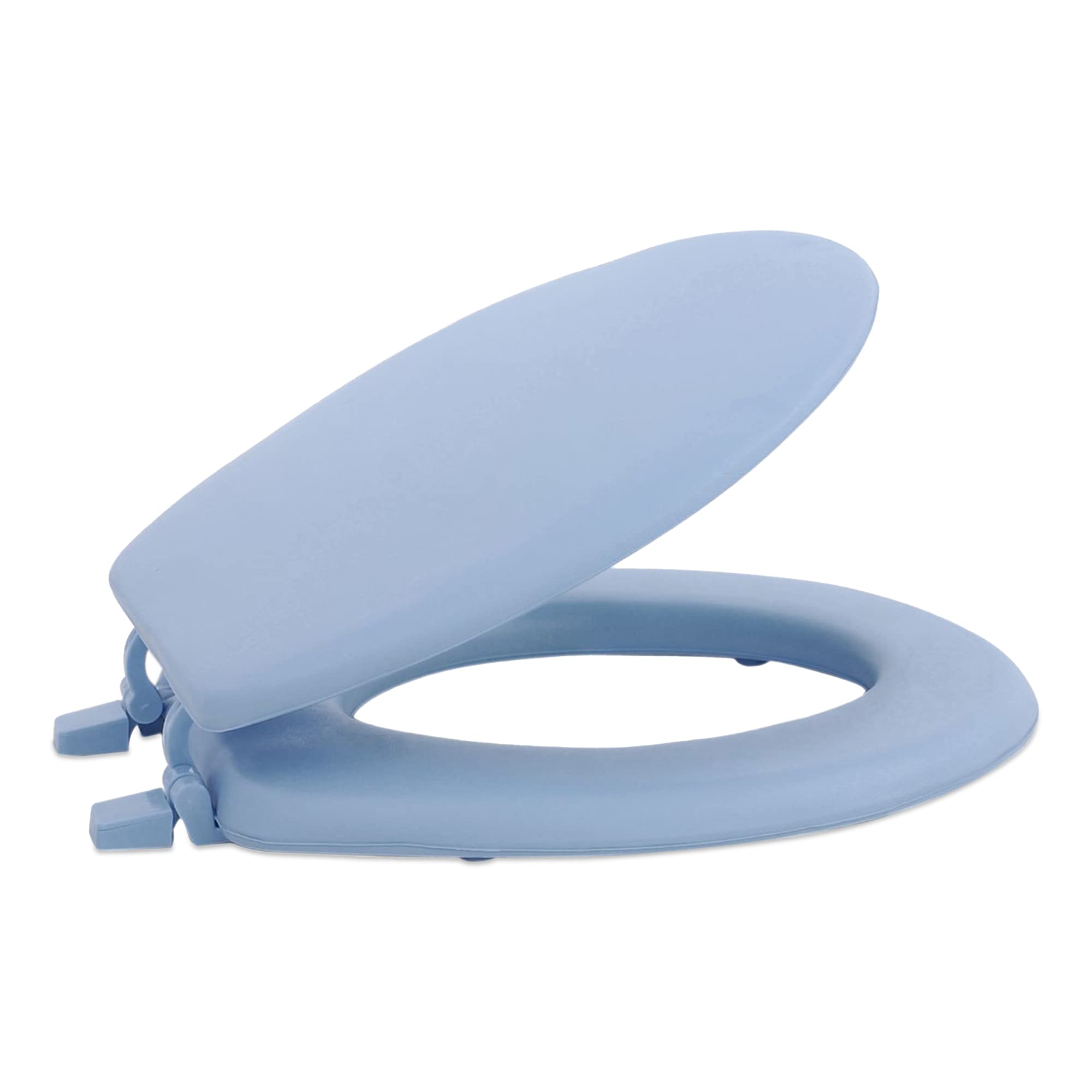 Fantasia 17 Inch Light Blue Soft Standard Vinyl Toilet Seat