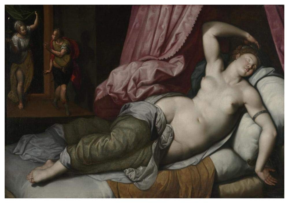 Paris Being Admitted to the Bedchamber of Helen-Paper Art-62x42”