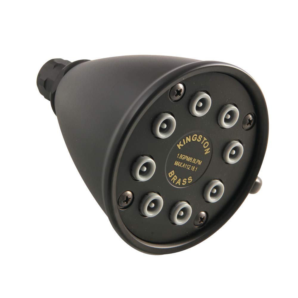 Kingston Brass K139A0MB Victorian Jet Spray Shower Head, Matte Black