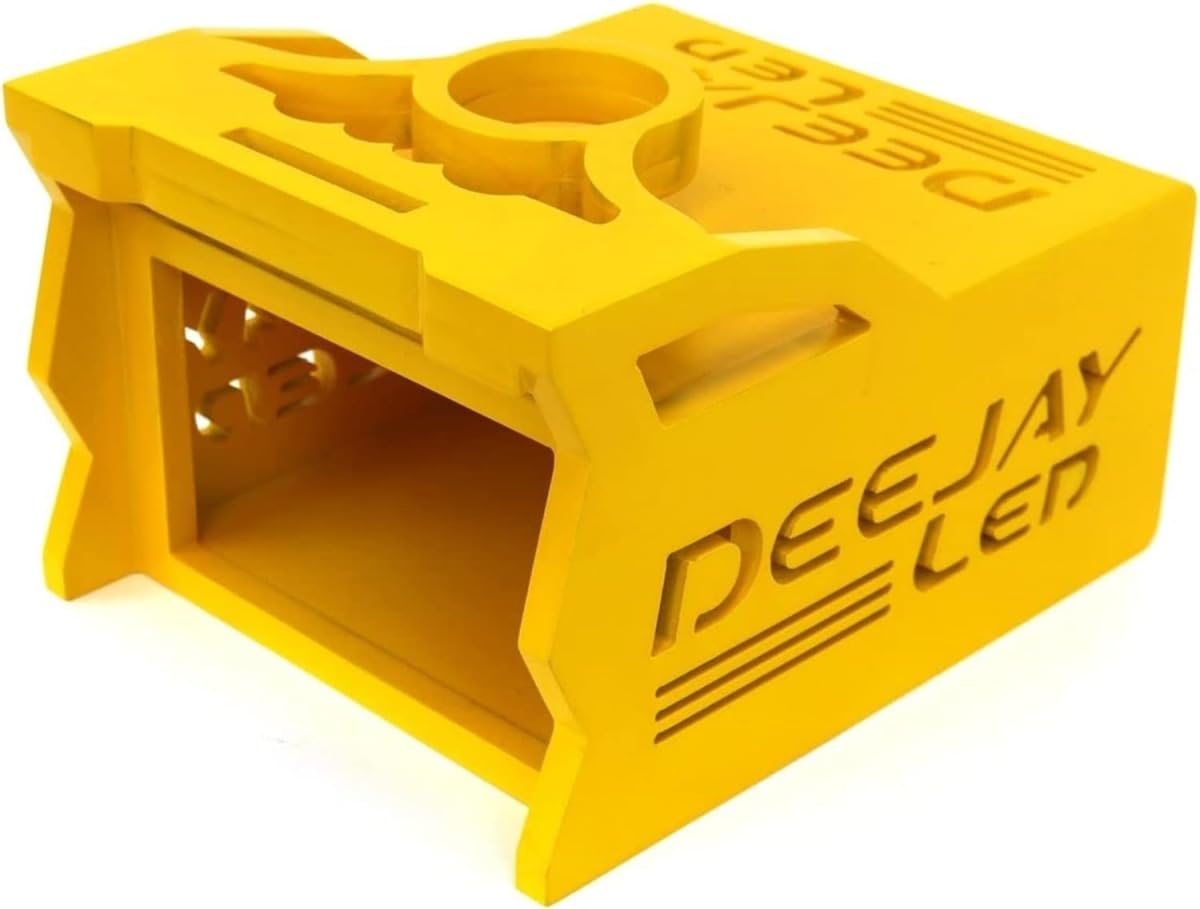1 DIN Space Plus 2 EQ Stylish Wooden Controller Case for Mobile Competitions YELLOW