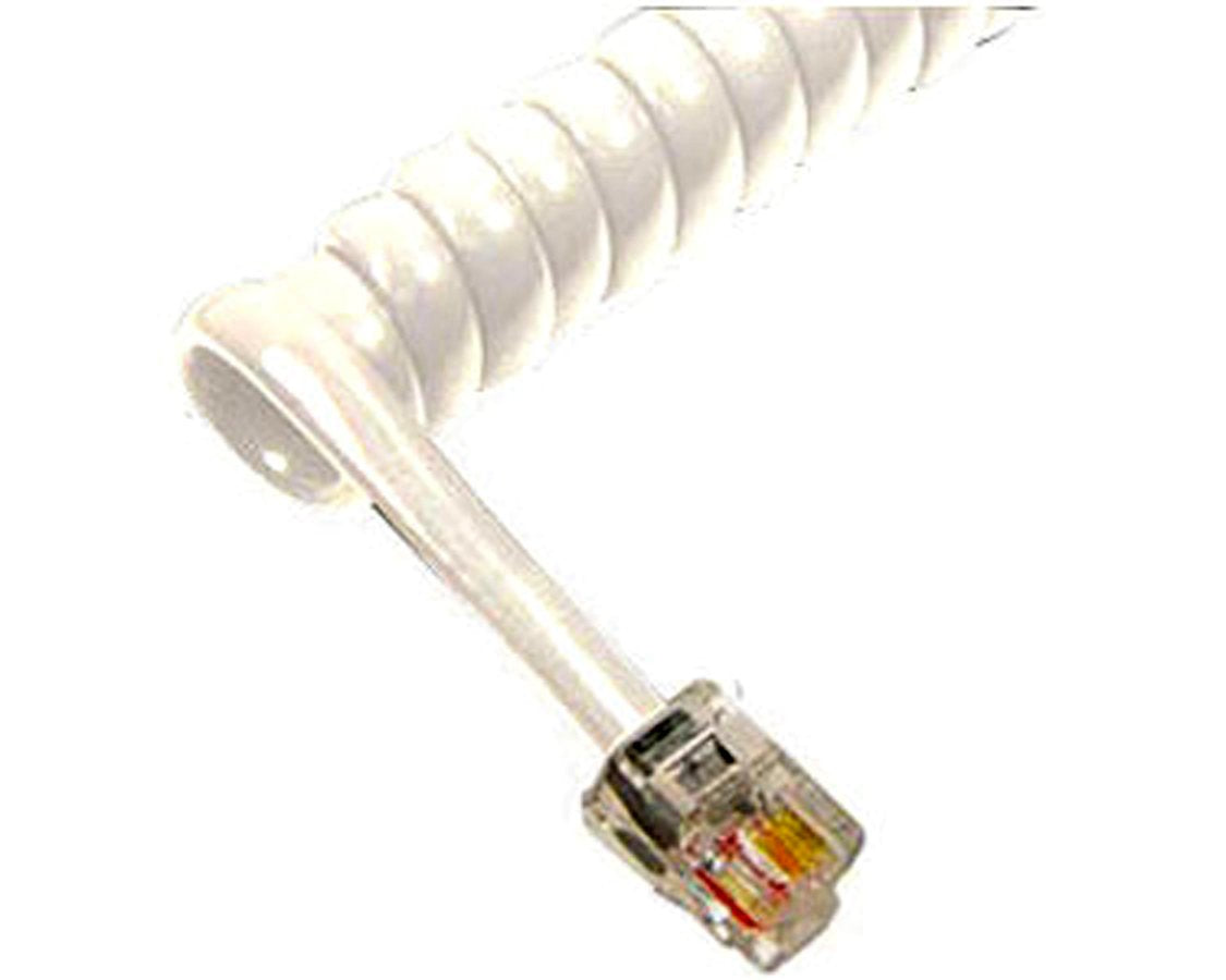 GCHA444006-FWH / 6 Handset Cord - White
