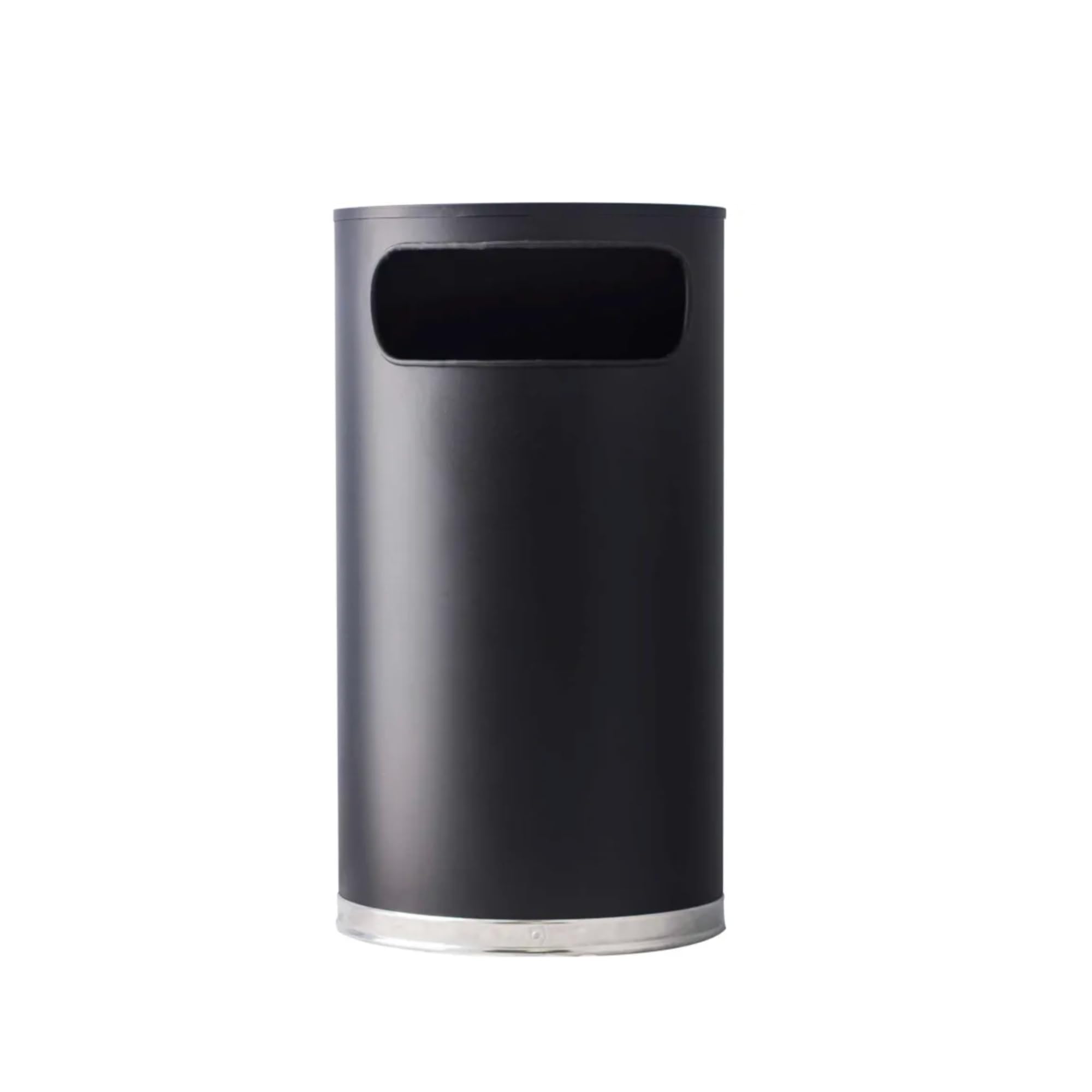 Half Round Black Set of 1