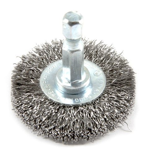 Forney Wheel Brush 1-12  Crimp Fine Wire