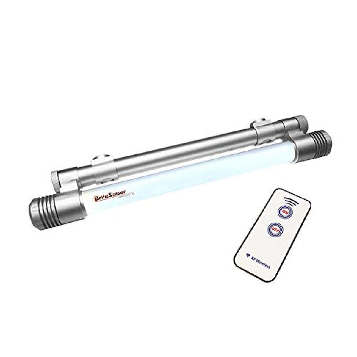 Brite Saber ILLUMINATOR Lamp w/Remote Silver