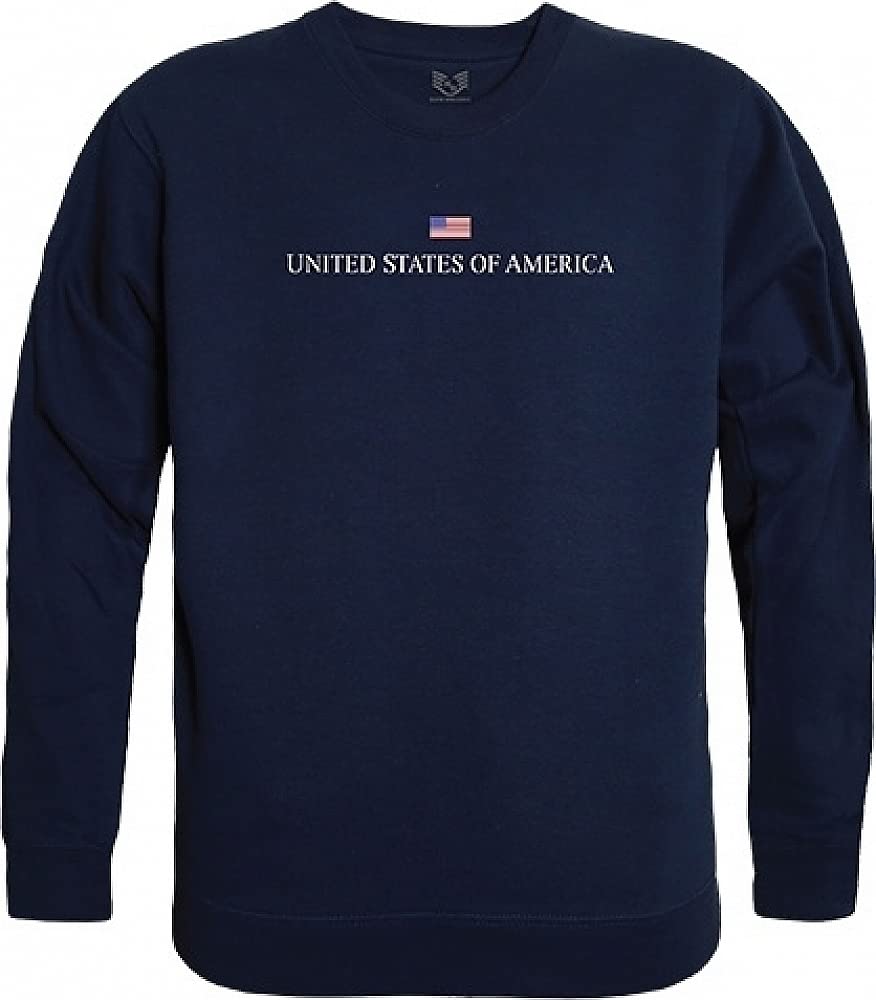 Graphic Crewneck, USA, Navy, S
