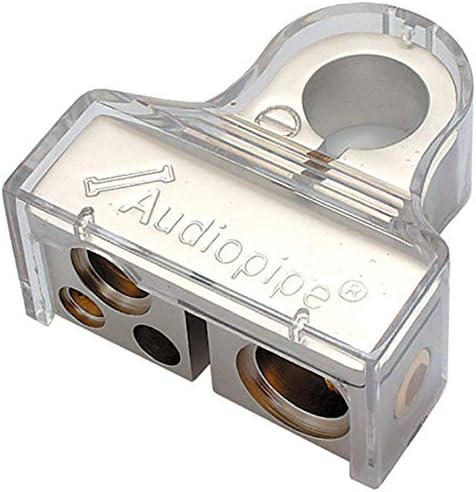 Battery Terminal Audiopipe Negative - Platinum Finish