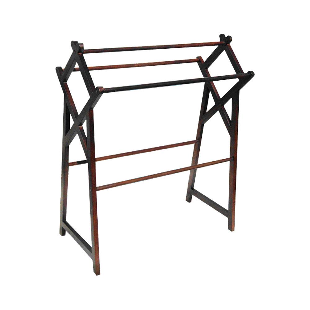 D-ART COLLECTION, INC Mahogany Cross Towel Rack