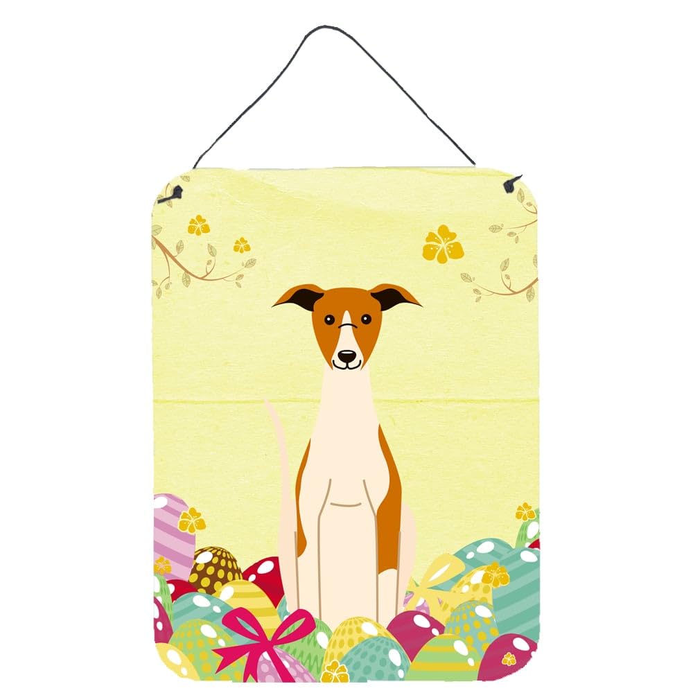 Easter Eggs Design with Dog Wall or Door Hanging Prints