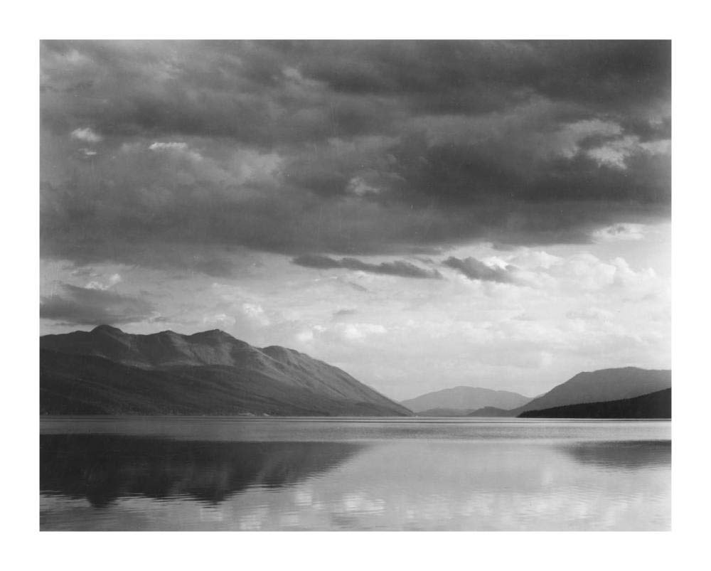 Evening, McDonald Lake, Glacier National Park, Montana - National Parks and Monuments, 1941-Paper Art-18x14”