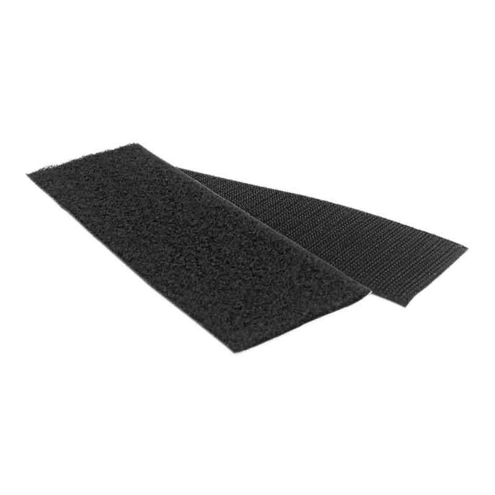 ACCESSORIES UNLIMITED - 2 X 6” BLACK HOOK & LOOP ADHESIVE STRIP