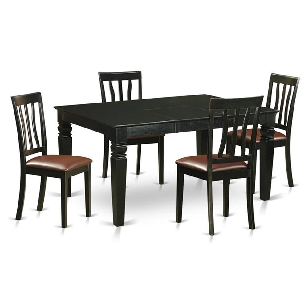 5  PcTable  and  chair  set  for  4-Table  and  4  Dining  Chairs