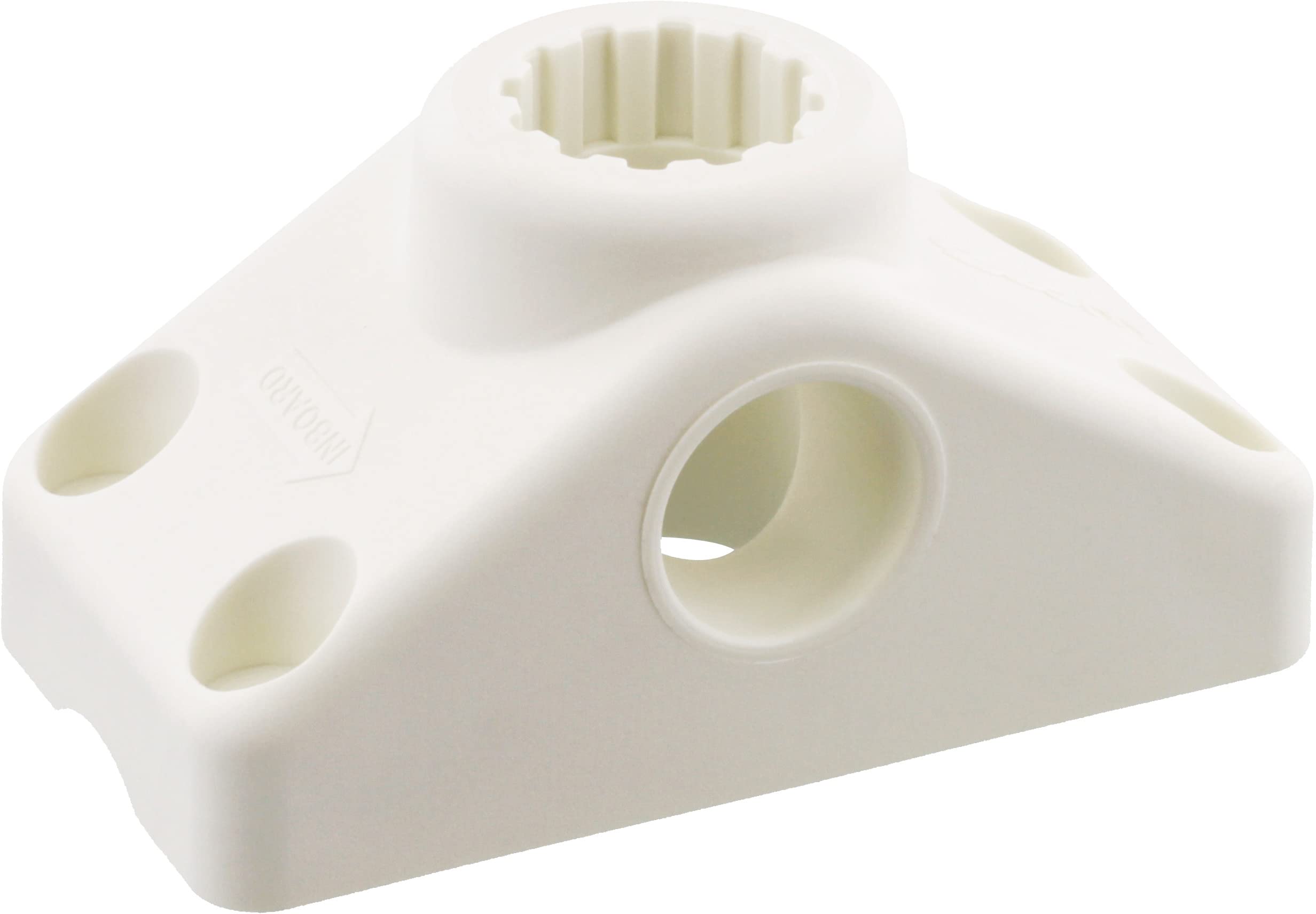 SCOTTY SIDE/DECK MOUNTING BRACKET WHITE