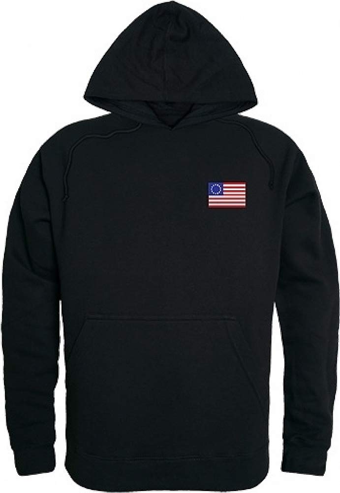 Graphic Pullover, Betsy Ross 1, Black, S