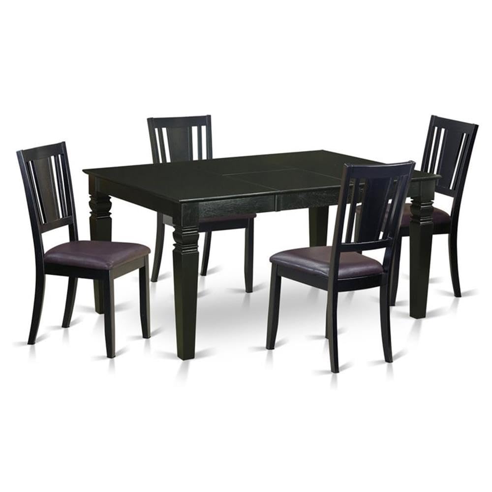 5  PcKitchen  nook  Dining  set  -  Dining  Table  and  4  Kitchen  Chairs