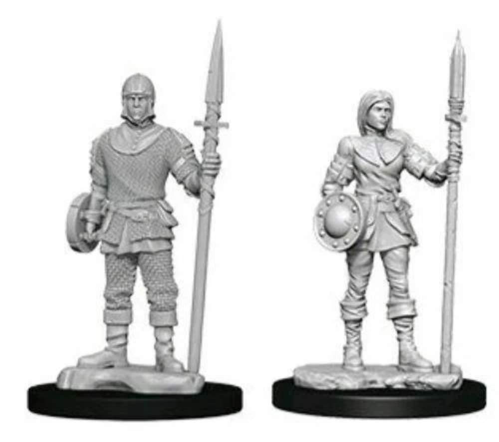 WizKids Deep Cuts Minis: Guards W10 (Unpainted)