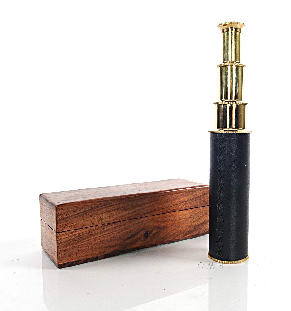 Handheld Telescope in wood box