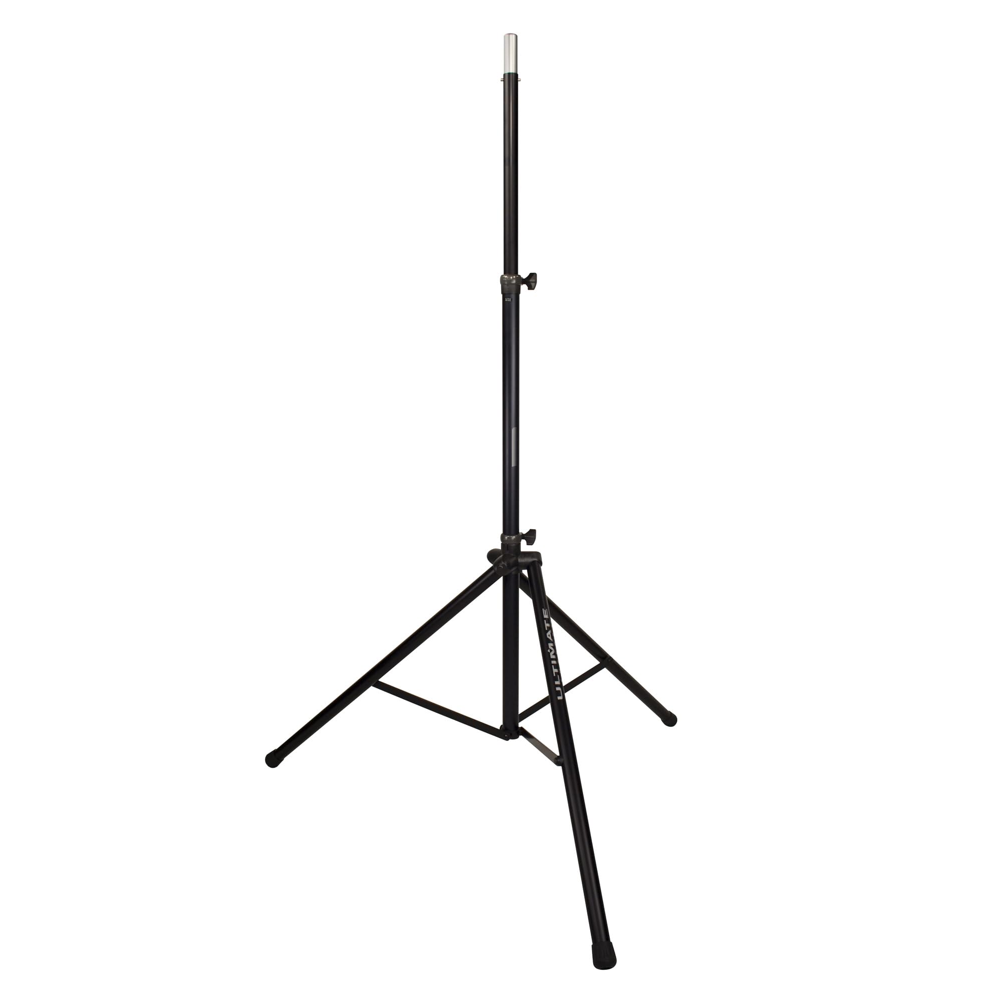 Original Series Aluminum Tripod Speaker Stand with Integrated Speaker Adapter and Extra Tall Height- Black