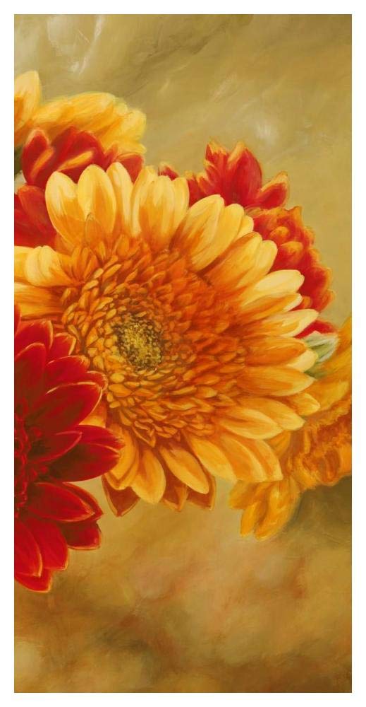 Gerbere nel sole III-Paper Art-26x50”