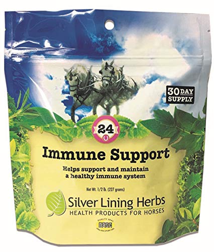 Silver Lining Herbs Equine Immune Support, Natural Herbal Support Helps Aid And Boost A Horses Immune System, Supports Stamina,