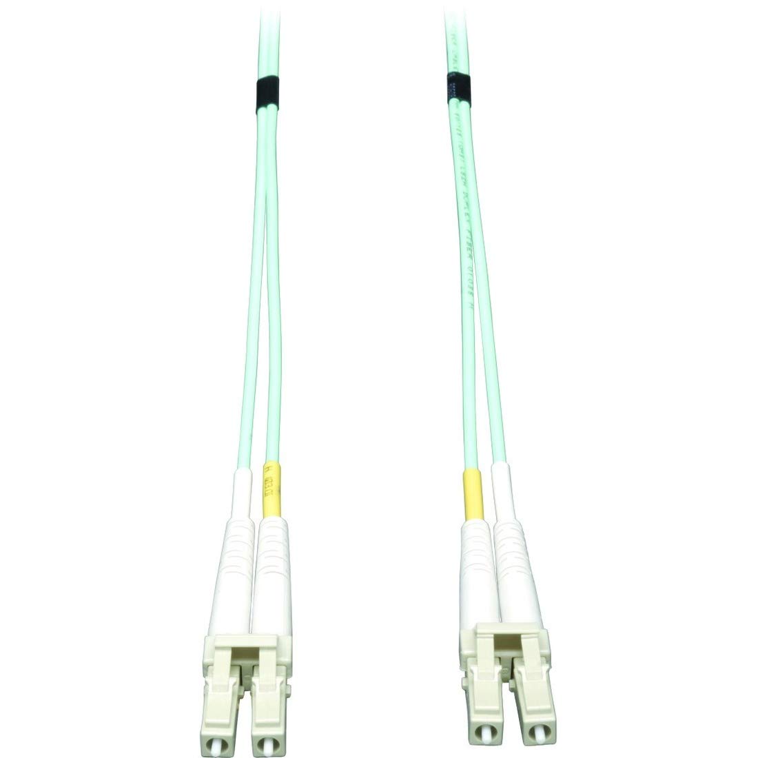 10M 10GB DUPLEX MMF PATCH CABLE LSZH AQUA FIBER LC/LC 50/125