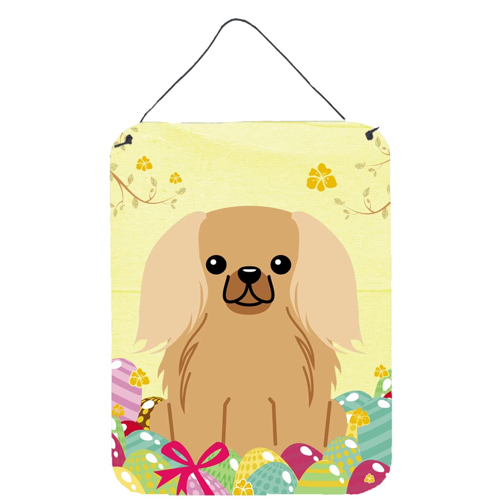 Easter Eggs Design with Dog Wall or Door Hanging Prints
