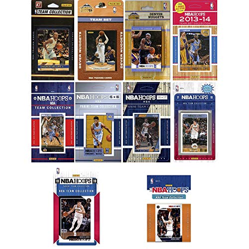 NBA Denver Nuggets 10 Different Licensed Trading Card Team Sets