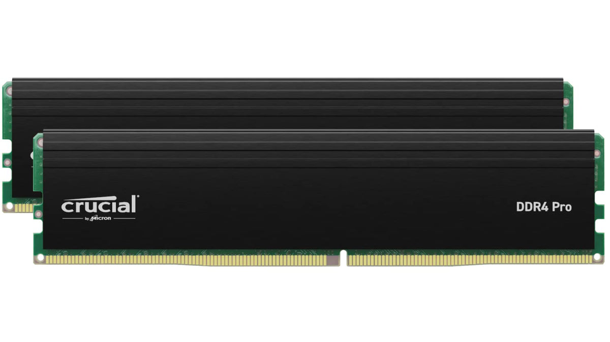 Crucial Pro Ram 64Gb Kit Ddr4 3200Mts (Or 3000Mts Or 2666Mts) Desktop Memory Cp2K32G4Dfra32A 32Gb (Pack Of 2)