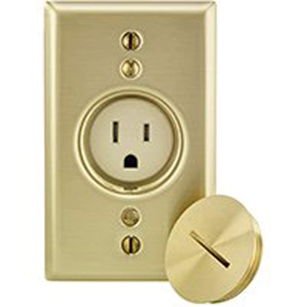 Leviton Orgl75499 Receptacle, Ivory
