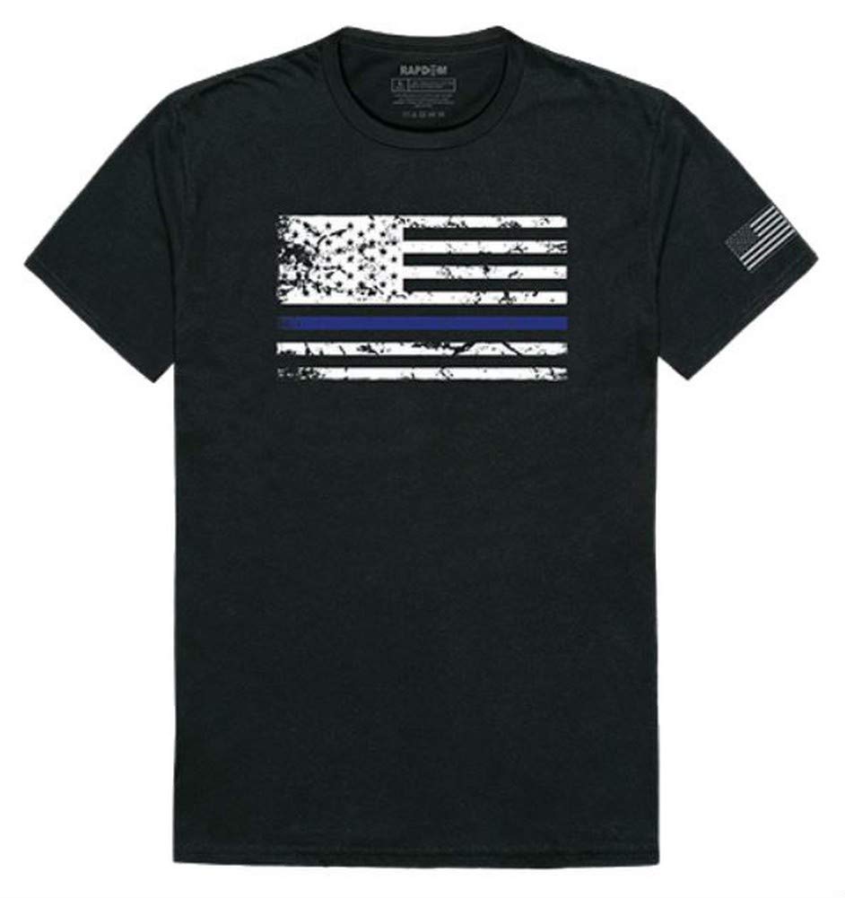 TacticalGraphic T,Thin Blue Line, Black, M