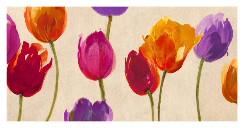Tulips & Colors-Paper Art-38x20”