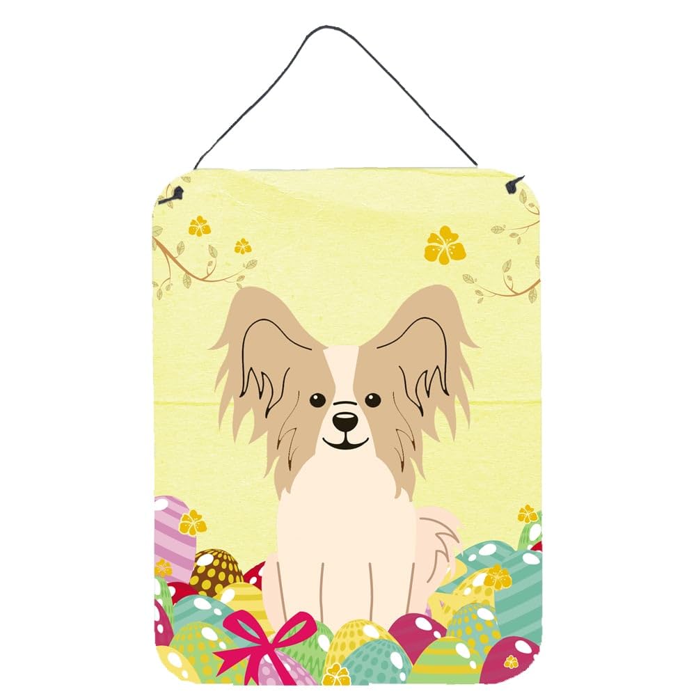 Easter Eggs Design with Dog Wall or Door Hanging Prints