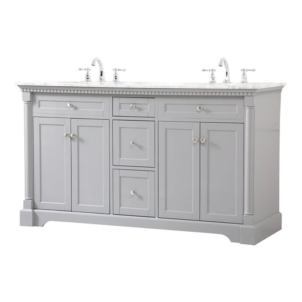 Elegant Decor Indoor Modern Under Sink Bathroom Fixtures Storage Organizer Cabinet Monroe 32 Inch Led Double Ring Chandelier - B