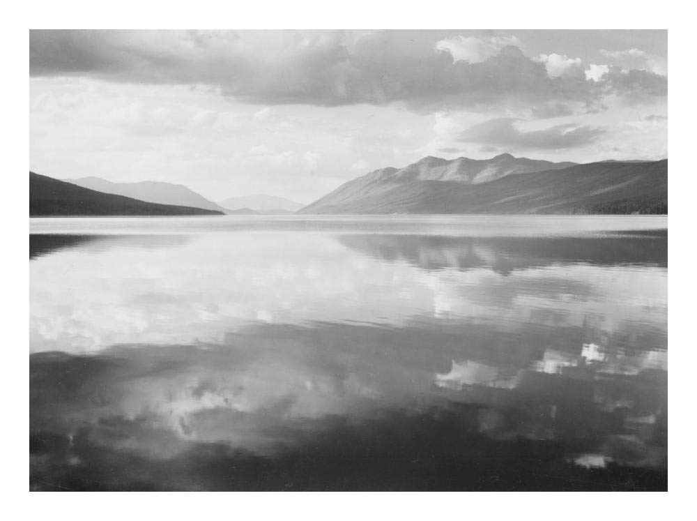 McDonald Lake, Glacier National Park, Montana - National Parks and Monuments, 1941-Paper Art-24x18”