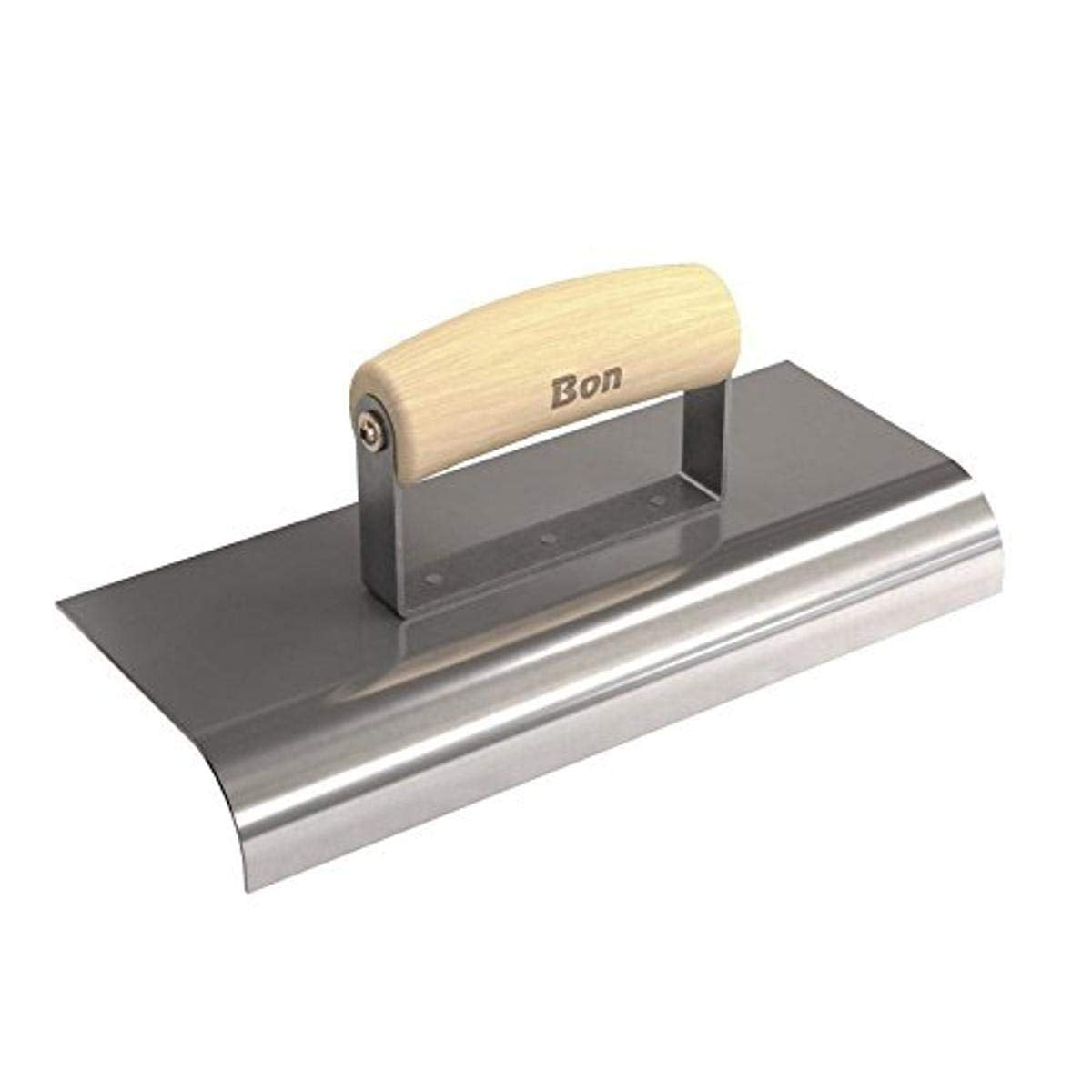 Bon 12-460 Edger - Stainless Steel 10-inch X 4-inch - 1-inch Radius X 1 1/4-inch Lip Wood Handle