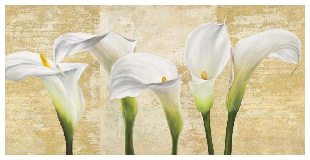 Callas on Gold (neutral variation)-Paper Art-62x32”