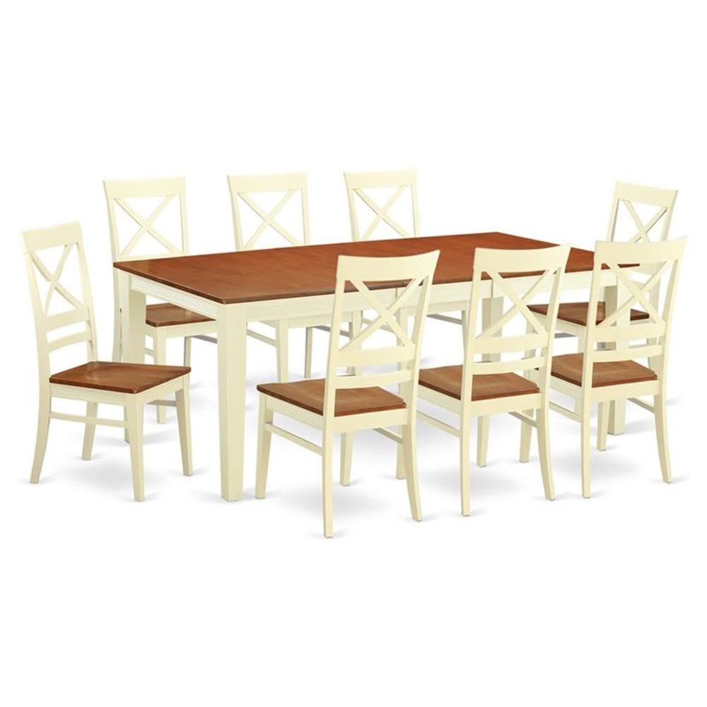 9  Pc  Dining  room  set-Table  and  8  Kitchen  Chairs
